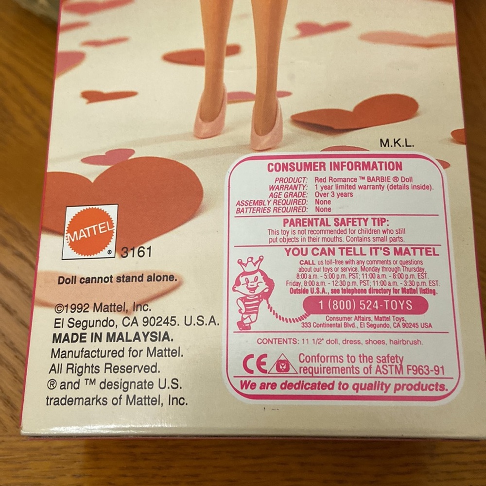 Barbie Red Romance vintage 1990 special edition - Picture 5 of 5